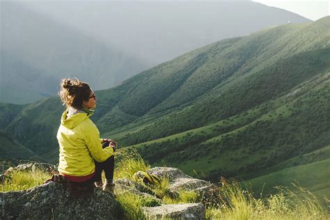 "Young Woman Hiking In The Mountains" by Stocksy Contributor "EASY 2 ...