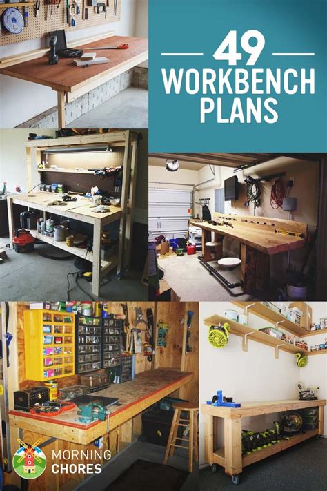 49 Free DIY Workbench Plans & Ideas to Kickstart Your Woodworking Journey