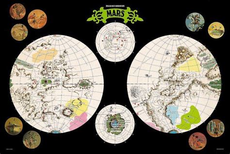 Map of Barsoom Green Martian, The Martian, A Princess Of Mars, John Carter Of Mars, Dj Images ...