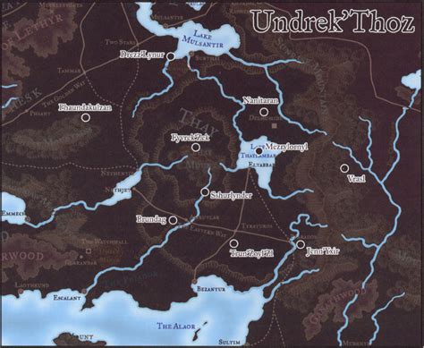 Map Of Underdark