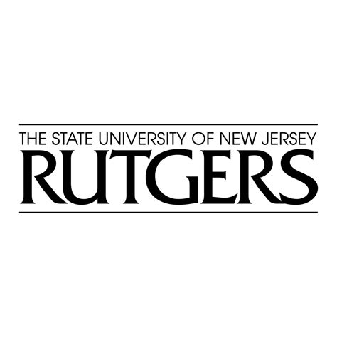 Rutgers University Logo Black and White – Brands Logos