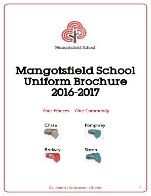 Mangotsfield School Uniform - Fill Online, Printable, Fillable, Blank ...