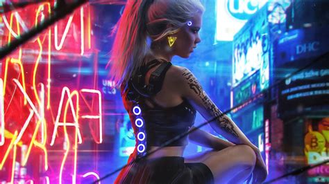 4k Neon Girl Wallpapers - Wallpaper Cave