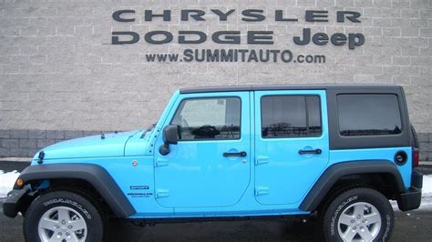 2017 JEEP WRANGLER UNLIMITED 4 DOOR 4X4 CHIEF BLUE CLEARCOAT COLOR WALK AROUND REVIEW SOLD ...