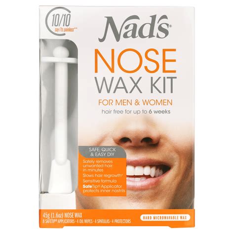 Nad's Home Nose Hair Removal Wax Kit for Men & Women, 1.6 oz - Walmart.com