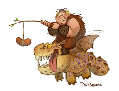 Fishlegs and Meatlug by Frozenspots.deviantart.com on @deviantART Hiccup And Toothless, Httyd ...