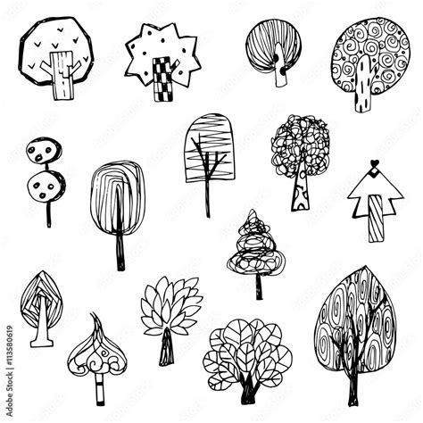 DIY drawing cute tree Easy and fun activity for kids