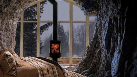 Cozy Winter Ambience - Relaxing Blizzard Arctic Sounds - Crackling Fire... | Winter cozy, Cozy ...