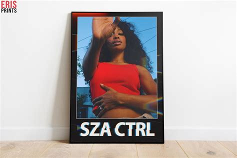 Sza Print – Ctrl Album Art Museum Grade Poster – Home Decor – Wall Art ...