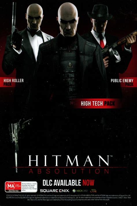 Hitman: Absolution (2012) Xbox 360 box cover art - MobyGames