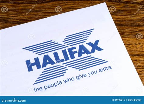 Halifax Bank Logo editorial stock image. Image of banks - 84190219