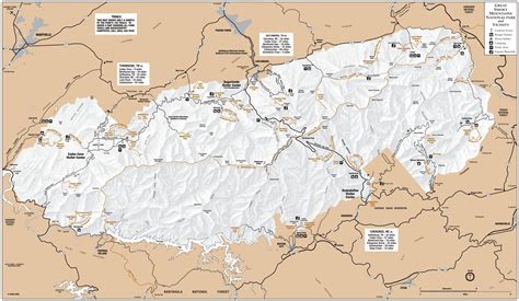 Map Of Smoky Mountains Area - Big Bus Tour Map