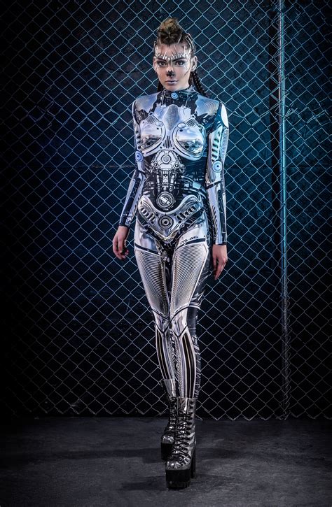 Robot Costume Women, Machine Costume, Cyber Costume Women, Halloween ...