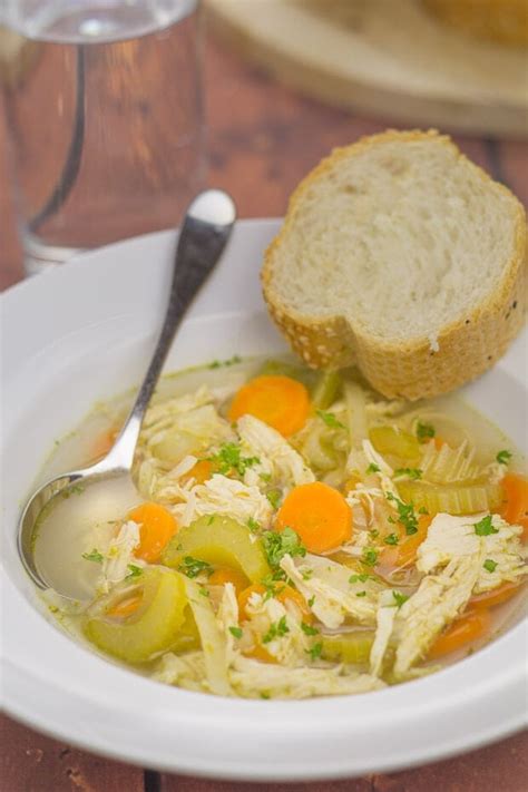 Simple Chicken and Vegetable Soup - Neils Healthy Meals