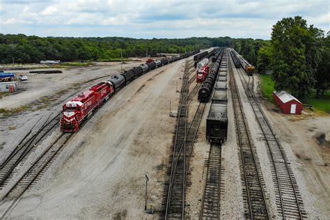 Indiana Railroad Palestine Yard | Aerial view of the INRD's … | Flickr