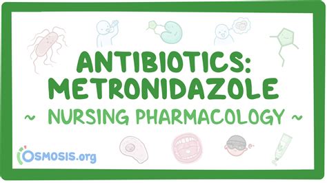 Antibiotics - Metronidazole: Nursing pharmacology: Video, Causes ...