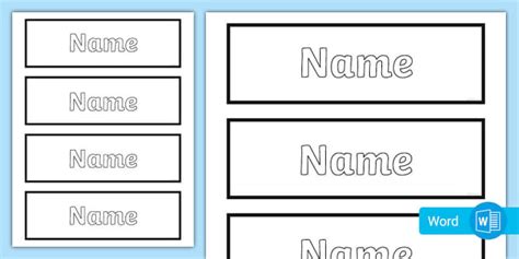 Editable Name Tracing Cards | K-2 Resources | Twinkl USA