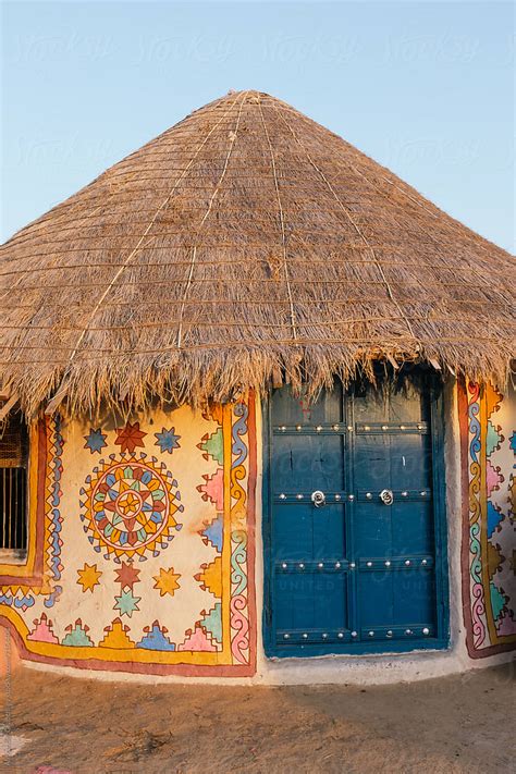 "Traditional Hut In India" by Stocksy Contributor "Alexander Grabchilev ...