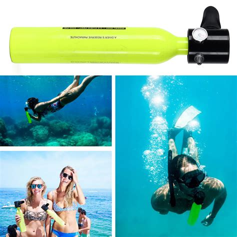 New 8 Set MINI Portable Scuba Diving Equipment 2Pcs Spare Oxygen Air ...