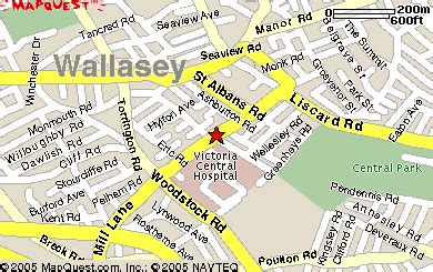 Wallasey Map - United Kingdom