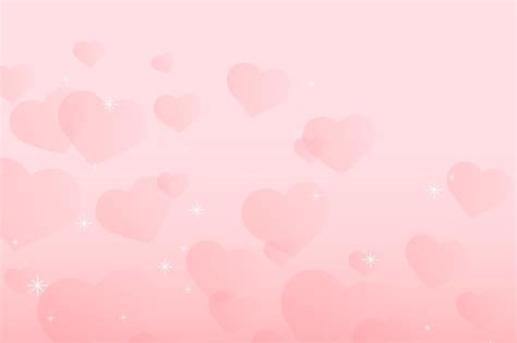 Free Vector | Romantic hearts background