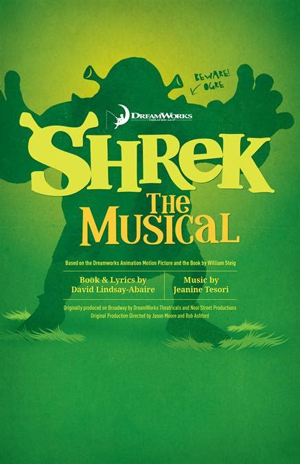 Shrek the Musical Poster | Theatre Artwork & Promotional Material by ...