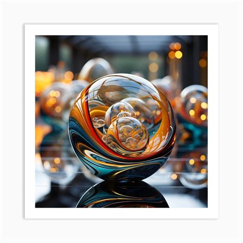 Glass Spheres 2 Art Print by Csaba Fikker - Fy