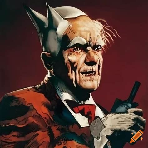 Batman villain artwork by norman rockwell on Craiyon