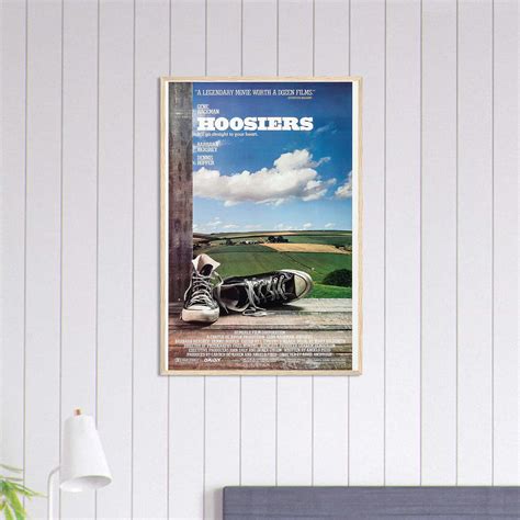 Hoosiers Movie Poster, Hoosiers (1986) Classic Movie Poster - Citiesbox