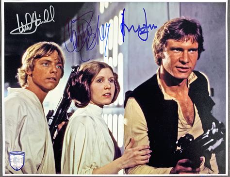 Lot Detail - Star Wars: "A New Hope" Cast Signed 11" x 14" Photograph ...