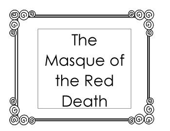 The Mask of the Red Death symbolism project by Room A102 | TPT