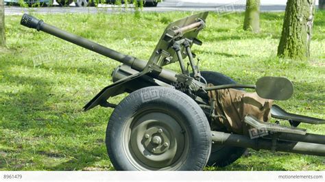 Bofors 37 Mm Gun. An Anti-tank Gun From World War II Stock video footage | 8961479