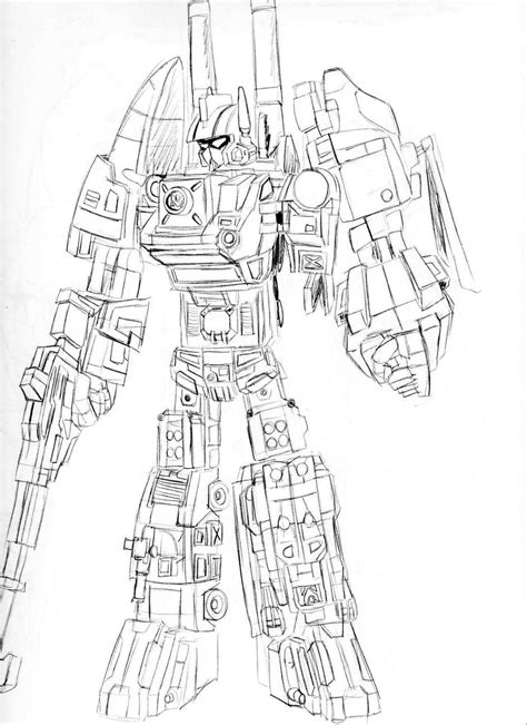 Sketch Request: Bruticus by Chen-Chan on DeviantArt