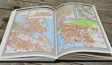 Vintage World Atlas, The Times Family Atlas, Rare First Edition, 1988 Hardback, Blue & Gold Maps ...