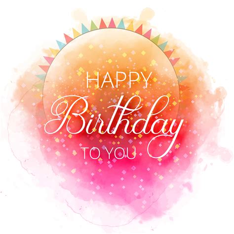 Birthday greeting card Happy birthday Colorful confetti backgrou 257546 ...