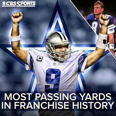 Tony Romo: Most passing yards in a franchise season Nfl Football Season ...