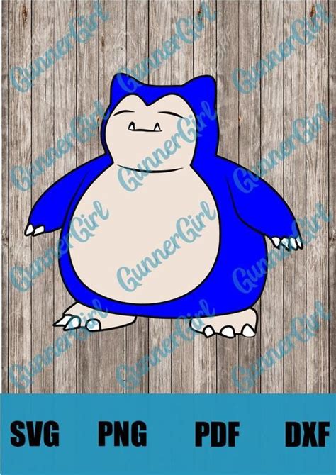 Snorlax SVG | Etsy | Snorlax, Svg, Mixed media art