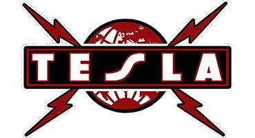 Tesla band logo | Band logos, Tesla band, Rock and roll bands