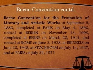 Berne Convention | PPT