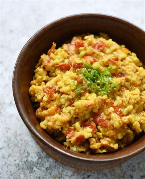 Instant Pot Yellow Split Peas with Tomatoes (Tarka Dal) - Plant Based Instant Pot