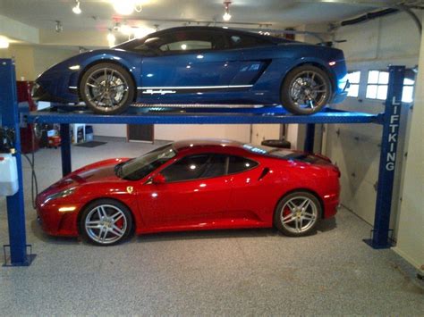 Car Lift For Garage Storage — Schmidt Gallery Design