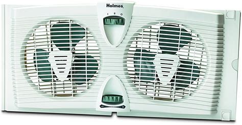 Holmes HAWF2030 Dual Blade Twin Window Fan with Thermostat - Walmart ...