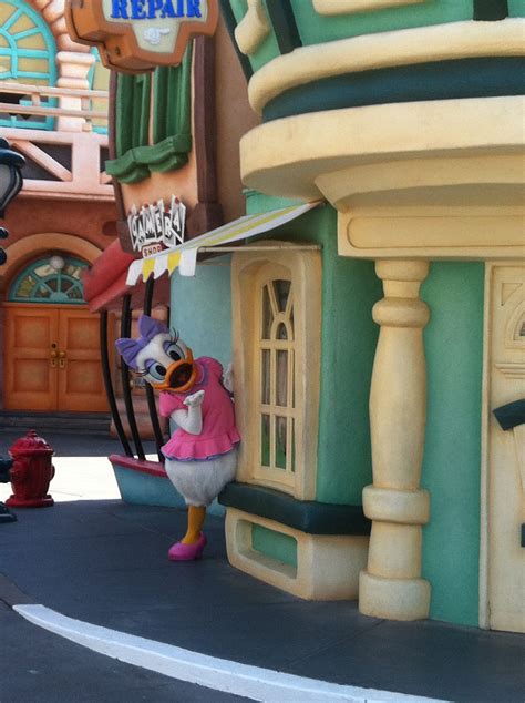 Spotted Daisy Duck in Toontown on the Disneyland CityRace | Disney posters, Disney aesthetic ...