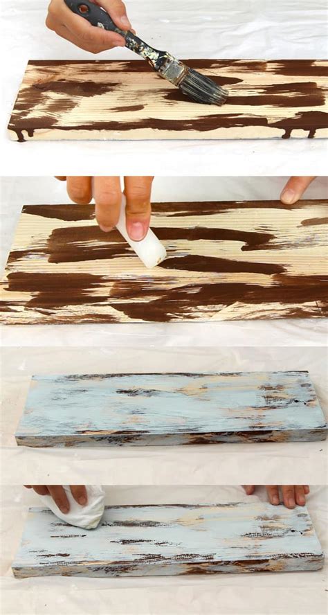 How to Distress Wood & Furniture {8 EASY Techniques & Videos!} - A Piece Of Rainbow