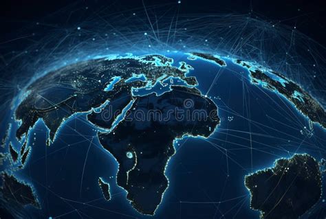 World Map with Code World Map and Globe Concept Stock Illustration ...