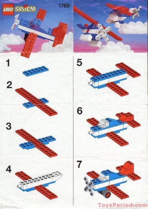 Aircraft Free Instruction Page 1 … | Lego projecten, Lego ideeën, Lego ...