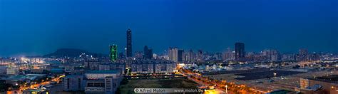 Photo of Kaohsoung skyline at night. Skylines, Kaohsiung, Taiwan