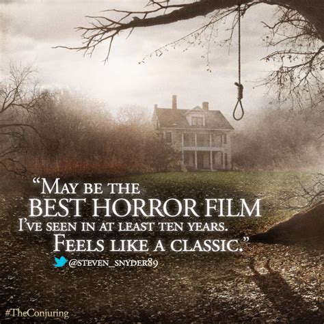 See what fans are saying about #TheConjuring. | The conjuring, Horror ...