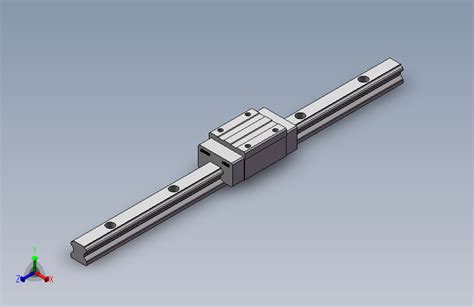 导轨滑块HGH15_SOLIDWORKS 2018_模型图纸下载 – 懒石网