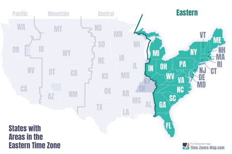 Eastern Timezone with State Initials